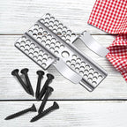 Drywall Repair Clips, 8 Pack Stainless Steel Wall Patch Kit with 16 Screws for 1/2 Inch Sheetrock, Professional Drywall Hole Repair Solution for DIY Home Repair