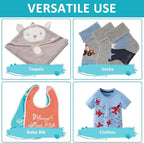 TamBee Travel Hanger Clips, Cruise Ship Essentials Portable Folding Clothes Hanger Clips Towel Drying Rack Sock Dock Swimsuit Drying Rack Hanger with 6 Clips Pack of 3 (Animals)