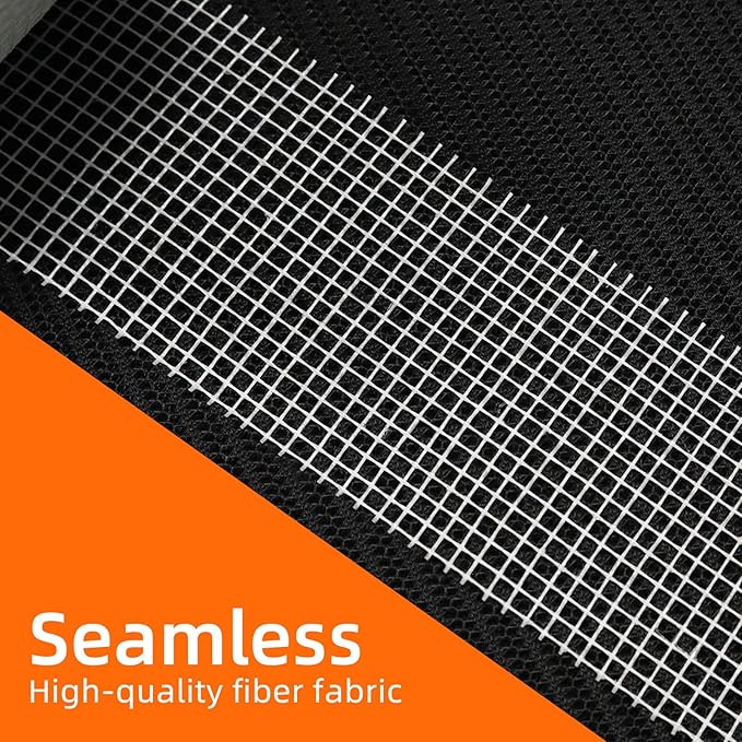 QILIMA Self-Adhesive Fiberglass Drywall Joint Mesh Tape, Fiber Mesh Crack Patch Wall Repair Fabric,2 Inch by 148 Feet White