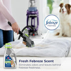 Bissell PET PRO OXY Urine Eliminator with Febreze Carpet Deep Clean Solution, StainProtect Technology, leading upright carpet cleaners, 48oz, Our best formula for pet messes & odors, (Pack of 2)