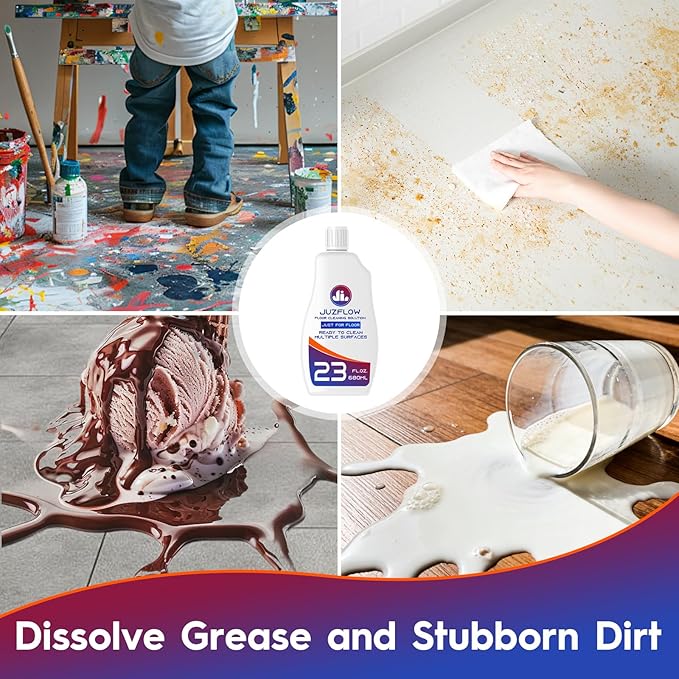 Floor Cleaner Solution Compatible With Roborock & Tineco iFLOOR 2/3/5 & FLOOR ONE S3/S5/S6/S7 PRO, for All Wet Dry Vacuum and Robot Vacuums with Mopping, for Multiple Hard Floors, 23 FL OZ