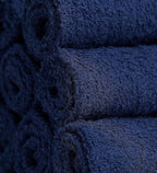 Softolle 100% Cotton Washcloths 24 Pack (12x12 Inches) Soft, Highly Absorbent Washcloth, Face Towels, Wash Cloths for Face, Ring Spun, Bulk Pack (Navy Blue)