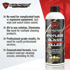 Sud Factory Hard Water Spot Remover for Glass Spotless X2 - Removes Water Stains from Shower Doors, Car Windows, Windshields - Professional Strength 16oz