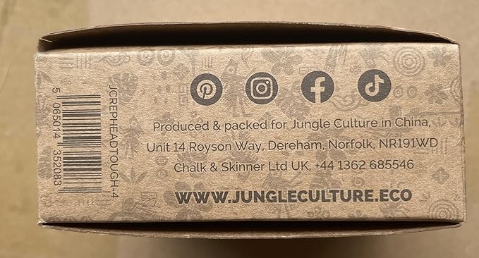 Jungle Culture Firm Bristle Replacement Brush Heads for Eco Dish Brushes • Wooden Kitchen Washing Up Brush Heads Pack of 4 • Interchangeable Bristle Refills • Dish Scrubbers • Zero Waste Cleaning