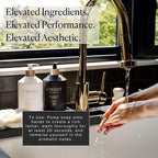 L'AVANT Collective High Performing Dish Soap | Plant-Based Ingredients & High Performing Formula | Fresh Linen Scent | Reusable Glass Bottle I 16 FL oz/473 mL