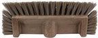 SPARTA Multi-Level Tile Scrub Brush 12" Wide Brush Head, Heavy-Duty Tile Cleaning Brush with End Bristles for Commercial Tiles, Tubs and Floor, Plastic, 12 Inches, Brown