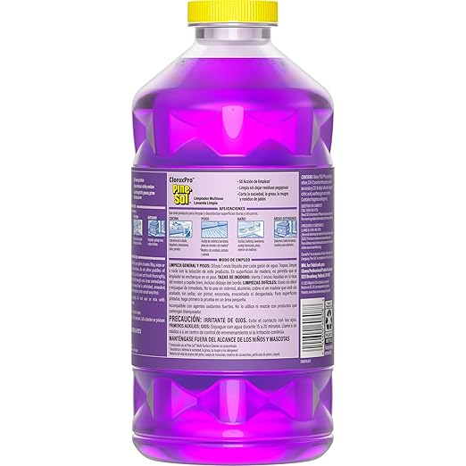 CloroxPro Pine-Sol Multi-Surface Cleaner, All Purpose Cleaner, Lavender Clean, 80 Fluid Ounces (Package May Vary)