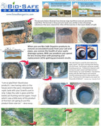 Drainfix & Septic Restorer 32 Oz Septic Tank Treatment | Drainfield Treatment | Septic Safe Drain Cleaner | Enzyme Drain Cleaner | Septic Cleaner | Exxon Valdez Patented - 6 Pack