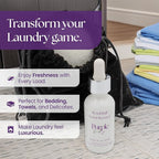 Purple Duck Wool Dryer Balls with Scent Booster – Reusable Dryer Balls for Laundry, Softens Fabrics, Reduces Static, Includes Scent Booster - Linen & Sunshine 1 Oz