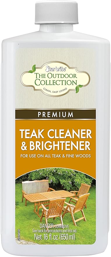 STAR BRITE - 52416 Star brite One-Step Teak Cleaner & Brightener 16 oz