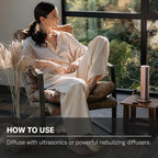 AromaTech Santal Escape Aroma Essential Oil Blend: Luxury Hotel Inspired Aromatherapy with Ocean Air, Sandalwood, Iris for Ultrasonic Diffusers & Nebulizers - 0.3 fl oz, 10 mL