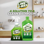 Lime-A-Way Hard Water Stain Remover Spray, Removes Lime, Calcium & Rust in Seconds, Bathroom Cleaner, 22 fl oz