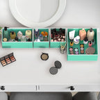 Simple Houseware Underwear Drawer Organizer for Lingerie/Undergarment/Bra/Panty/Sock/Onesie, Set of 6, Turquoise
