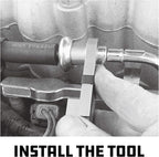 Powerbuilt Master Disconnect Tool Set, 6 Piece Kit, Couplings, Fuel Lines, Filters, AC, Air Conditioning Tools, Storage Case - 648399