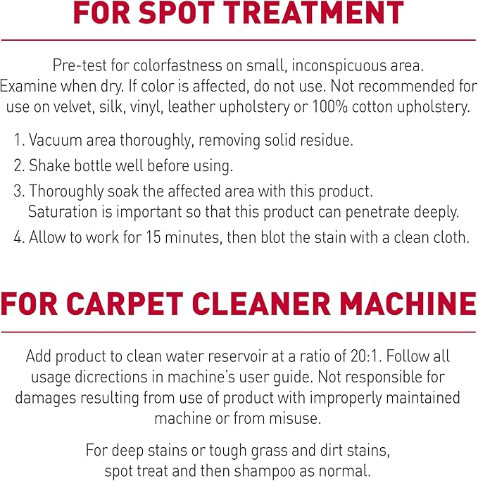 Nature’s Miracle Carpet Shampoo, Deep-Cleaning Pet Stain And Odor Remover, 64 Ounces