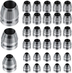 30 Pcs Round Axe Handle, Metal Wedge Hammer Handle Wedges, Hand Steel Wedges for Axe Claw Hammer Sledge(0.31/0.39/0.47 Inch)