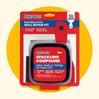 MaxPatch® Drywall Repair Kit - Includes 8 oz Spackling Compound, 4"x 4" Adhesive Metal Patch, Spackling Knife, Sanding Pad - All-in-One Solution for Wall and Ceiling Repairs