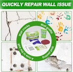 Drywall Repair Kit, 2 Spackle Wall Repair Patch Kit, Wall Mending Agent, Quick and Easy Repair of Holes, Dents and Graffiti