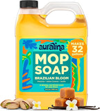 Luxury Mop Soap for Floor Cleaning - Highly Scented Brazilian Waves Concentrated Formula - Best Smelling Floor Cleaner for Mopping Tile, Wood & Laminate - R&W - No Residue, Pet Safe (32oz)
