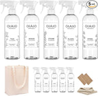Non-Toxic Home Cleaning - The Collection 5 Pack - Includes 5 Cleaners, 1 Canvas Tote, 2 Microfiber Cloths, 2 Coconut Husk Scrubers - 100% Natural Organic Ingredients that Truly Perform