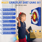 Axe Throwing Game for Backyard - Steel Frame Ax Throw Kit for Kids & Adults - Bristle Target with 6 Throwing Axes Set & Travel Bag - Outdoor/Indoor for Kids & Families Yard Carnival Games