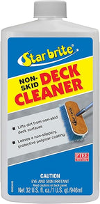 STAR BRITE Non-Skid Deck Cleaner & Protectant Ultimate Boat Deck Wash - Protects Against Future Stains & UV - Ideal for Fiberglass, Vinyl, Plastic, Painted & Metal Surfaces