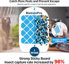 Fruit Fly Traps/Gnat Traps for Indoors, UV＆Blue Light Plug-in Gnats Killer Bug Trap, NAT Killer, Flying Insect Catcher Trap for Fruit Flies, Moths, Mosquitoes, Fungus, Get Rid of Gnat Infestation