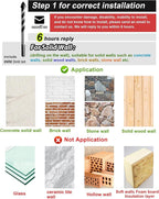 Wall Mounted Drying Rack, 40 "Wide, 16.5 Linear Ft, 5 Aluminum Rods, 60 lb Capacity, Space Saver Laundry Drying Rack Collapsible (Grey 40" Large)