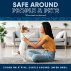Oxy Pet Carpet Cleaner Spray | Pet Stain Remover for Pet Urine, Cat Pee, Dog Poop | Deep Spot Treating Action on Carpeting, Upholstery, Laundry, Pet Beds & More (160 Fl Oz)