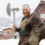 Viking Axe Prop,Plastic Toy Axe Viking Costume Accessories,Halloween Pirate Axe Cosplay Party