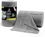 LIVOS Microfiber Cleaning Cloth Roll - 80 Pack, Reusable Paper Towels Grey Tear Away, Microfiber Towels for Cars, Super Absorbent Lint Free Cleaning Rags for House, Kitchen, Window-11.5"x11.5"