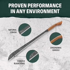 Condor Tool & Knife Outdoor Machete with Walnut Handle