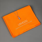 2PCS Polishing Cleaning Cloth for Gold, Silver, and Platinum Jewelry, Eco Friendly Large Cleaner Cloth 6.3 x 9.8 in. Keeps Jewelry Clean and Shiny (Orange)