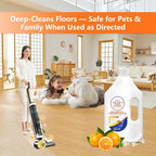 Floor Cleaning Solution Sweet Orange Scent, 82 Fl Oz,Compatible with Tineco S3/S5/S7 Pro & iFloor 3/5 (No Steam), Cleans for Multiple Hard Floors, Deep Deodorization Free StainBusting