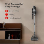 Ultenic Cordless Vacuum Cleaner, 450W 40Kpa Stick Vacuum with Car Dashboard Screen, Tangle-Free Brush for Pet Hair, Max 45mins Runtime, LED Display Tools for Hard Floor, Carpet, Car Cleaning, U12