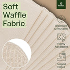 20 Pack Reusable Paper Towels Washable - Nature Friendly - Organic Cotton Alternative - Thick, Strong, Paperless Kitchen Dish Cloths - Reusable Napkins - Dish Towels - Cloth Napkin - Kitchen Towels