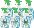 Mean Green Refillable Ultra Powered CONCENTRATE Glass Cleaner, Fresh, 14.3 Ounce, 6 Pack