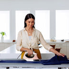 SINGER SteamCraft Steam Iron (1700W) | Steamer with Stainless Steel Plate, OnPoint Precision Tip for Hard-to-Reach Areas, Vertical Steam, Auto Shutoff & 300ml Tank Capacity – Pink