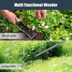 29" Long Handle Crack Weeder, Manual Crevice Weeding Tool Weed Puller for Sidewalk Paver Deck Boards, Gardening Tool for Removing Grass and Weeds from Deck Garden and Wall Crevices