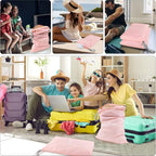 WiseBoy 2 Pack Laundry Bags, Washable Wet Dry Bag, Travel Laundry Bag Dirty Clothes Organizer, Swimming Yoga Bathing Suit Workout Wet Dry Bag - Pink