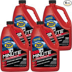Zep 10 Minute Drain Opener Gel 1 Gallon (Case of 4) ZHCR128NG - Commercial Strength, Fast Acting and Safe for All Pipes