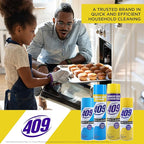 Formula 409 Heavy Duty Spray-On Oven Cleaner, Lemon Scent - Grill and Stove Top Cleaner Cuts Through Grease & Grime on Contact, A Powerful Clean You Can Trust, 14.5 Oz