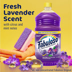 Fabuloso Multi-Purpose Cleaner & Floor Cleaner, 2X Concentrated, Lavender Scent, 56 fluid ounces