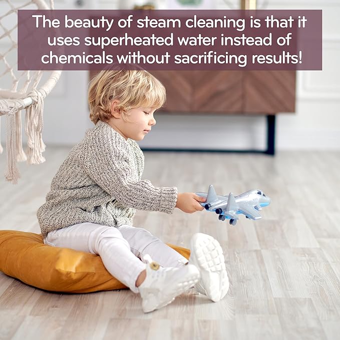 H2O HD 5-in-1 DUALBLAST Steam Mop and Handheld Steam Cleaner For Floor Cleaning, Hardwood Floors, Grout Cleaner, Upholstery Cleaner, Tiles and Carpets