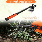 Weed Puller Tool, Manual Portable Stainless Steel Weeder Puller Tool, Crack Weed Remover Gardening Tools for Garden Farm Backyard