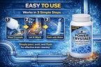 Black Swan 09175 Power Crystals Drain Opener, 1 lb (16 oz) - Heavy Duty Crystal Formula for Cleaning Clogged Drain Pipes Due to Grease, Food Scraps - Safe for Plumbing & Septic Systems