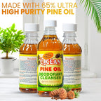 Ocean Pine Oil Cleaner Concentrate, 65% Pine Oil Deodorizer, All-Purpose Household Cleaner for Floors, Kitchen, Bathroom, Laundry, Grease & Odor Removal (1, 8 fl oz)