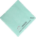 50pcs Jewelry Cleaning Cloth Polishing Cloth for Sterling Silver Gold Platinum Small Polish Cloth (3" x 3")