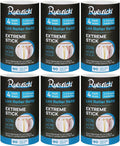4 inch Extra Sticky Lint Roller Refills for PetLovers Evercare Value Pack of 6 Extreme Stick Pet Lint Roller Refills 90 Sheets per Roll - 540 Sheets Total (Inside Dia. 1 1/2 inch)
