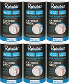 4 inch Extra Sticky Lint Roller Refills for PetLovers Evercare Value Pack of 6 Extreme Stick Pet Lint Roller Refills 90 Sheets per Roll - 540 Sheets Total (Inside Dia. 1 1/2 inch)